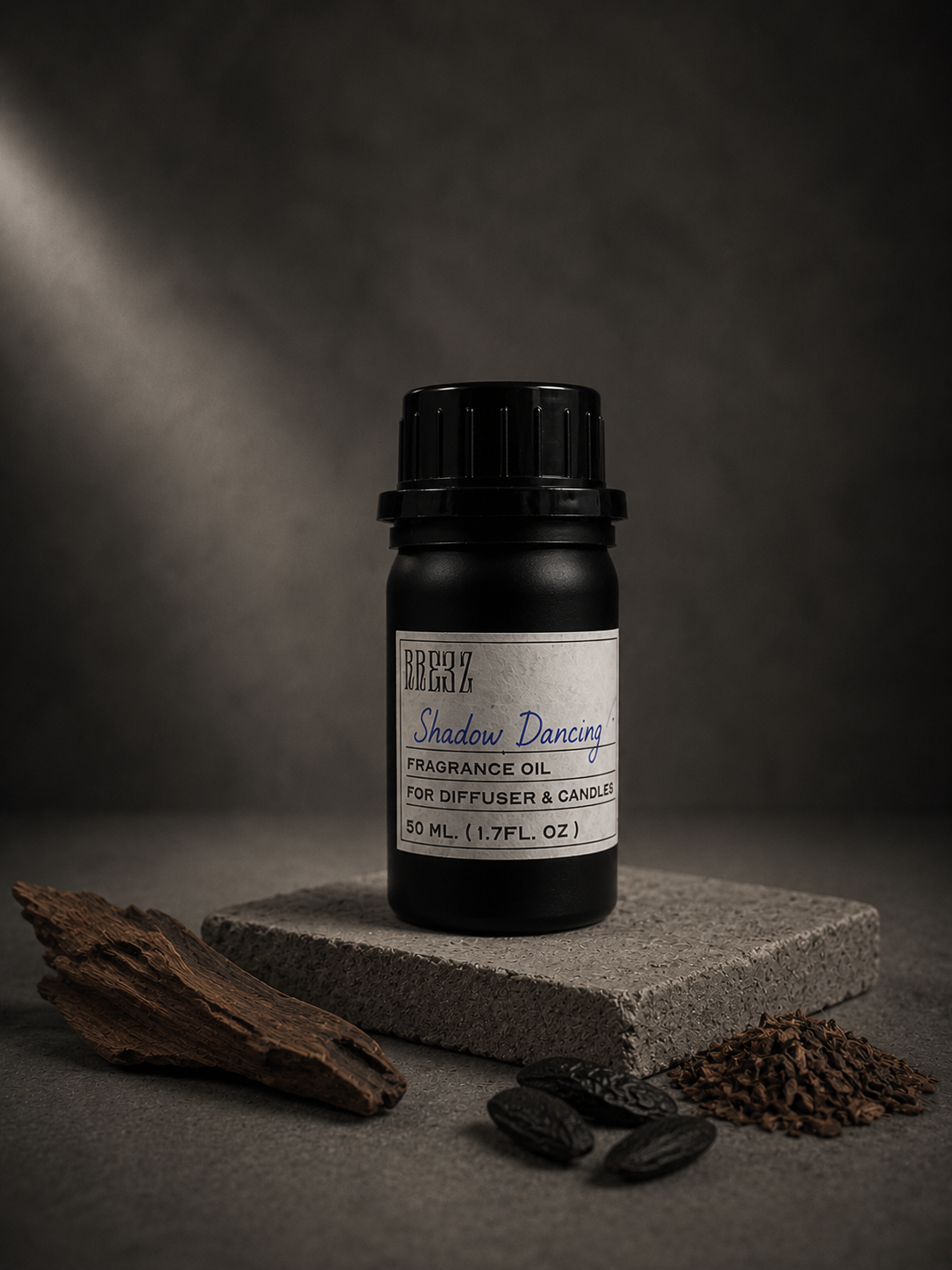 Shadow Dancing Fragrance Oil bottle with premium home fragrance
