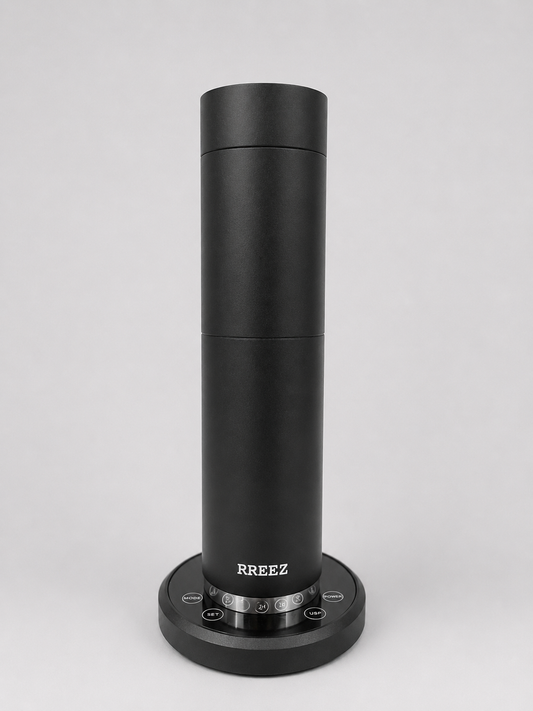 Premium Diffuser in a sleek black portable design